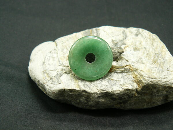 Pendentif donut aventurine verte (3cm)