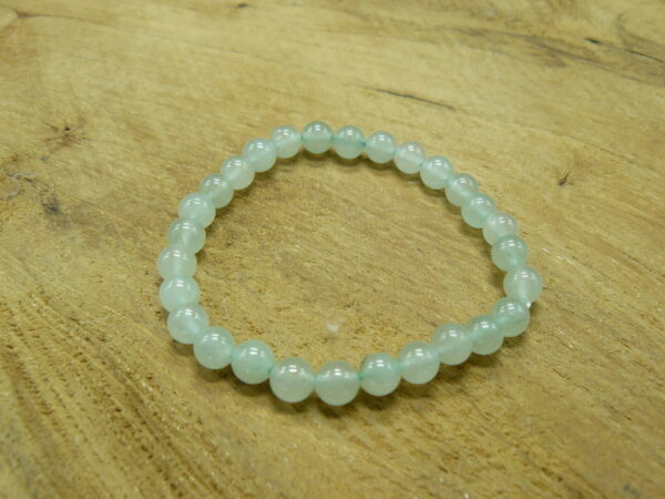 Bracelet aventurine verte perles 8 mm