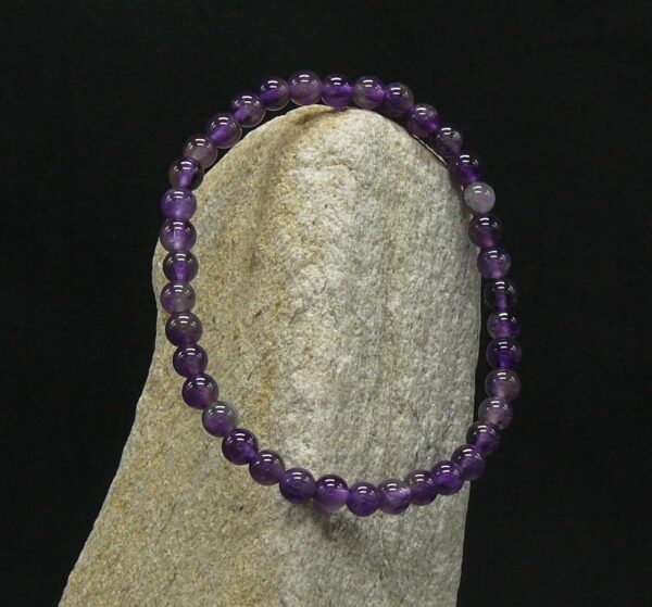 bracelet amethyste perles 4mm